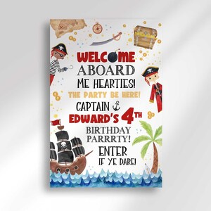 pirate birthday decor