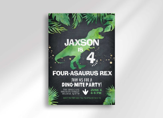 Editable T Rex Birthday Invitation Template For Any Age Instant editable-t-rex-birthday-invitation-template-for-any-age-instant