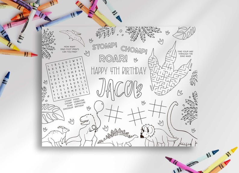 dinosaur coloring book