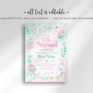 baby girl baby shower invitation