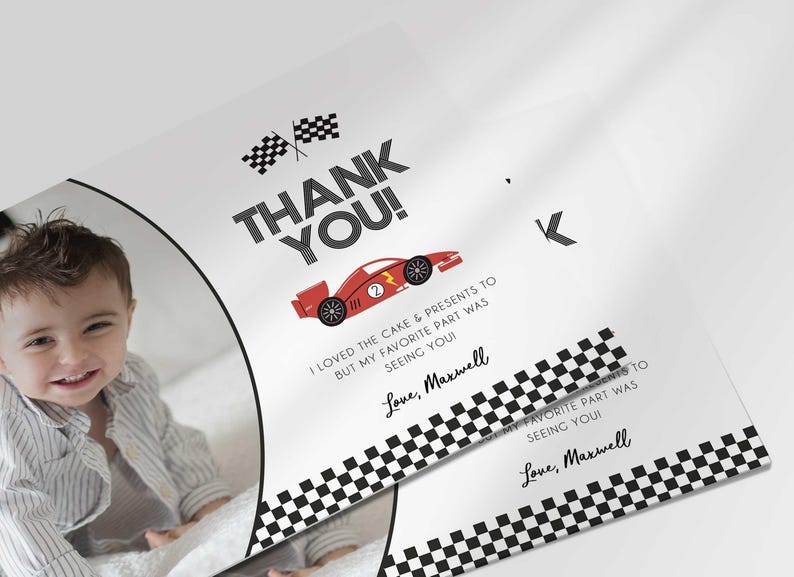 formula birthday thank you