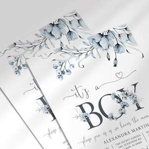 its a boy announcement