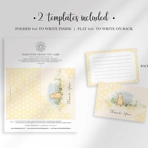 Winnie the Pooh thank you card