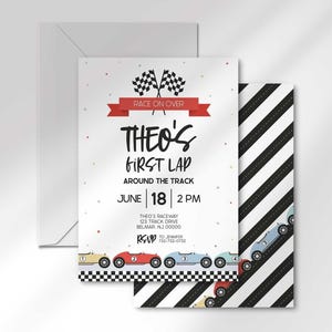 fast one birthday invitation