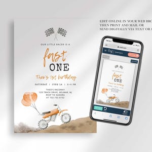 digital fast one invitation