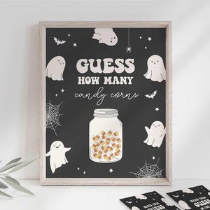 Candy Corn Guessing Game: Little Boo Baby Shower (Digital Download)