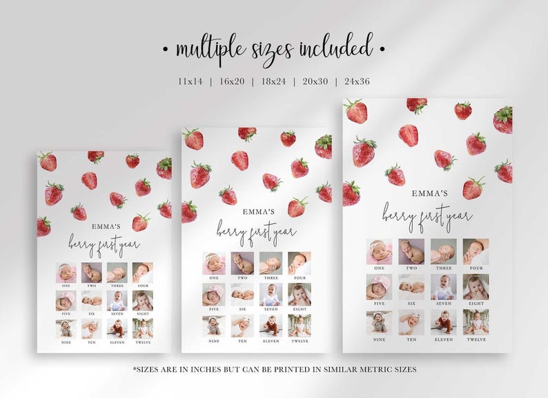 strawberry theme 1st birthday