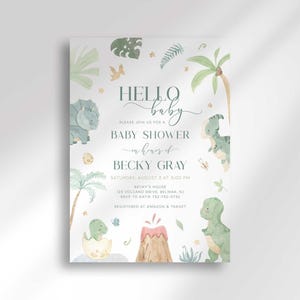 Hatching soon baby shower invitation