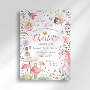 Fairy Birthday Invitation