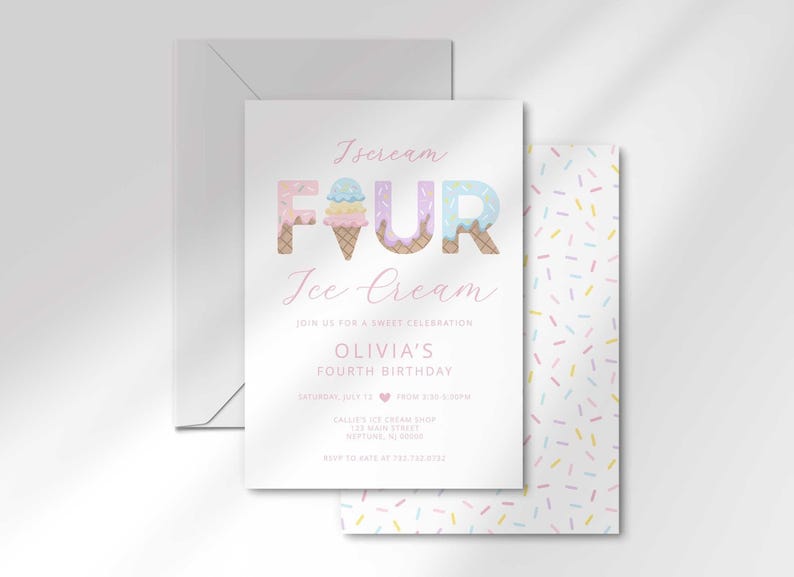 four is sweet birthday