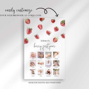 strawberry milestone chart