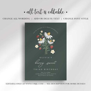 summer birthday invitation