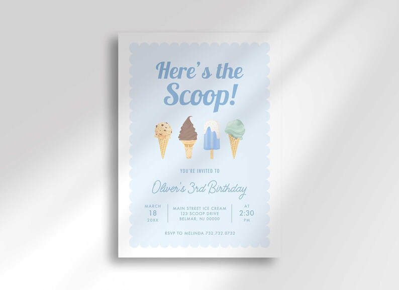 Flat, straight-on view of the invitation design against a plain white background.