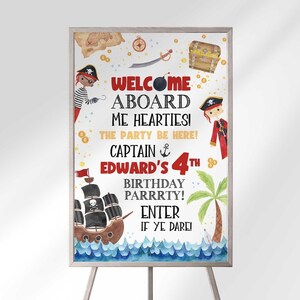 pirate welcome sign