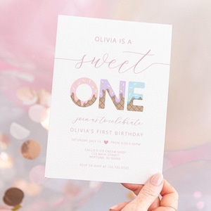 sweet one ice cream first birthday