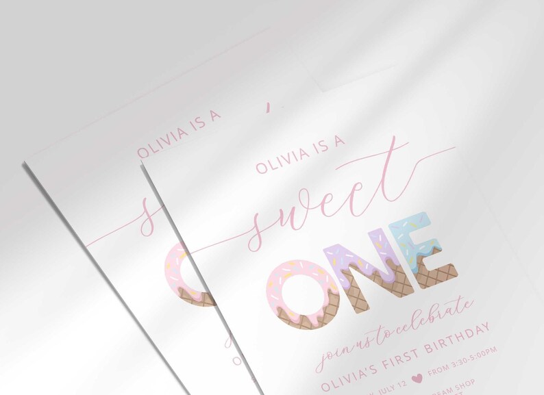 ice cream first birthday party decor