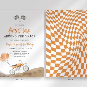 motocross birthday invitation