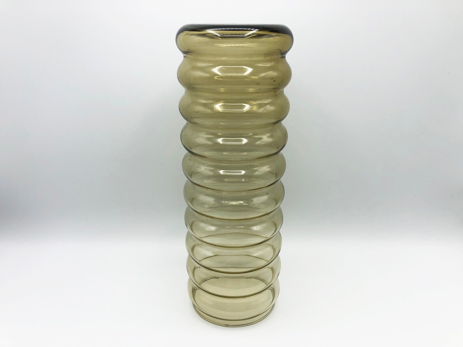 Vintage Holmegaard Jacob E. Bang Smoked Primula Glass Jar Etsy