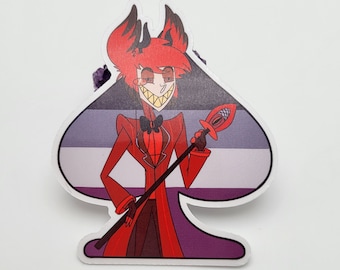 Radio Demon Ace pride sticker