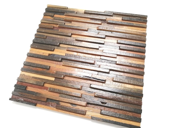 Tiles, Mosaic Wood Tiles, Mosaic Tiles, Reclaimed Wood Tile