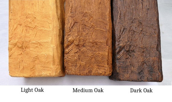Faux Wood Beam: 1m Aged Oak, Hand Hewn PU Ceiling Beam
