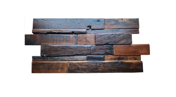 Decorative Reclaimed Wood Tiles Wall Cladding Industrial Style Wall Tiles