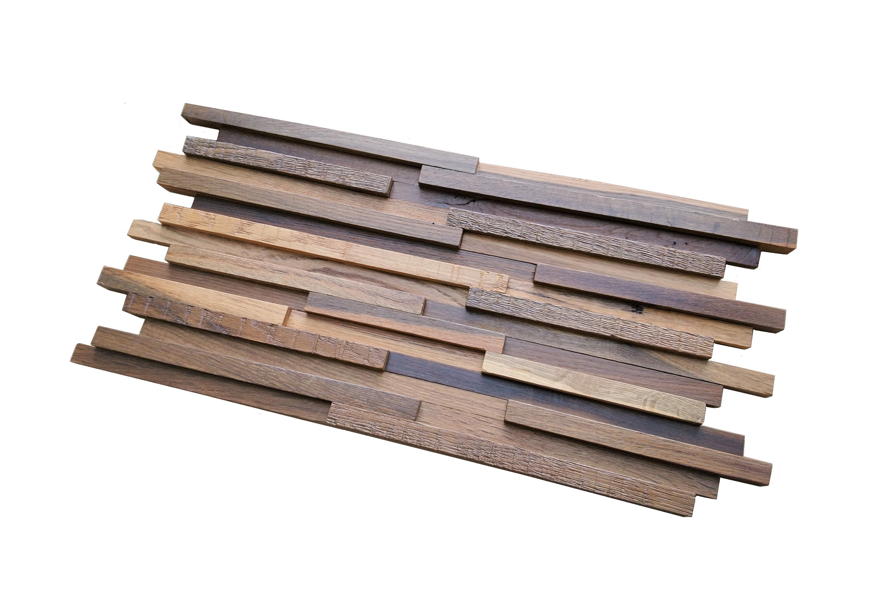 3D Wall Covering 3D Wood Tiles Decorative Reclaimed Wooden Etsy