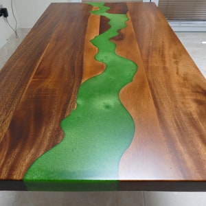 4ft x 2ft Resin Dining Table, Epoxy Resin Table, Walnut Slab Table, River, Beach, Tables For Dining, Meeting, Coffee, Wood