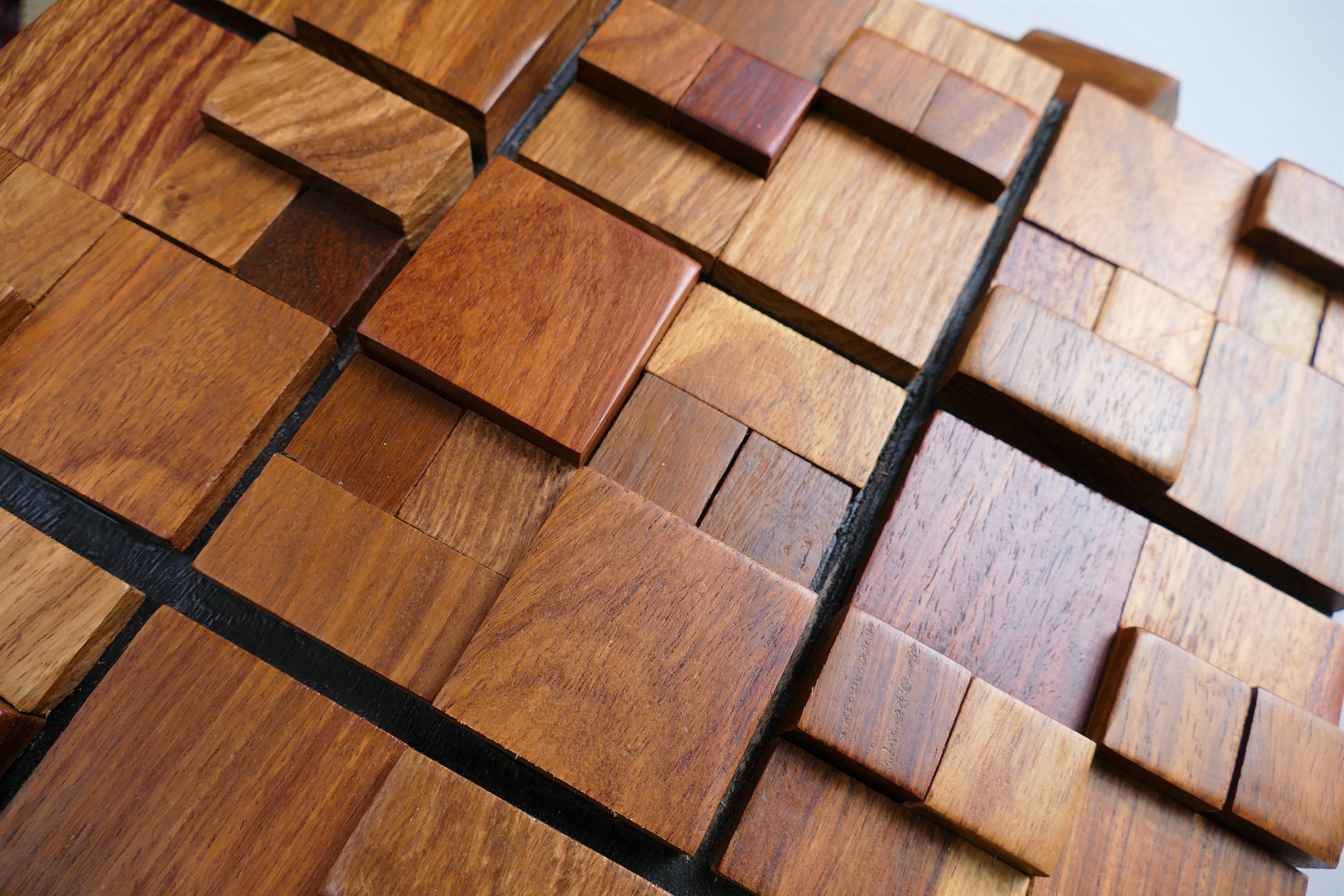 11x PCS Luxurious Wooden Wall Tiles Wood Wall Art Reclaimed Etsy