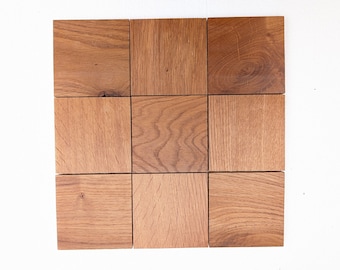 11x Tiles (1sqm) Wood Wall Tiles, Reclaimed Panels, Natural Decor