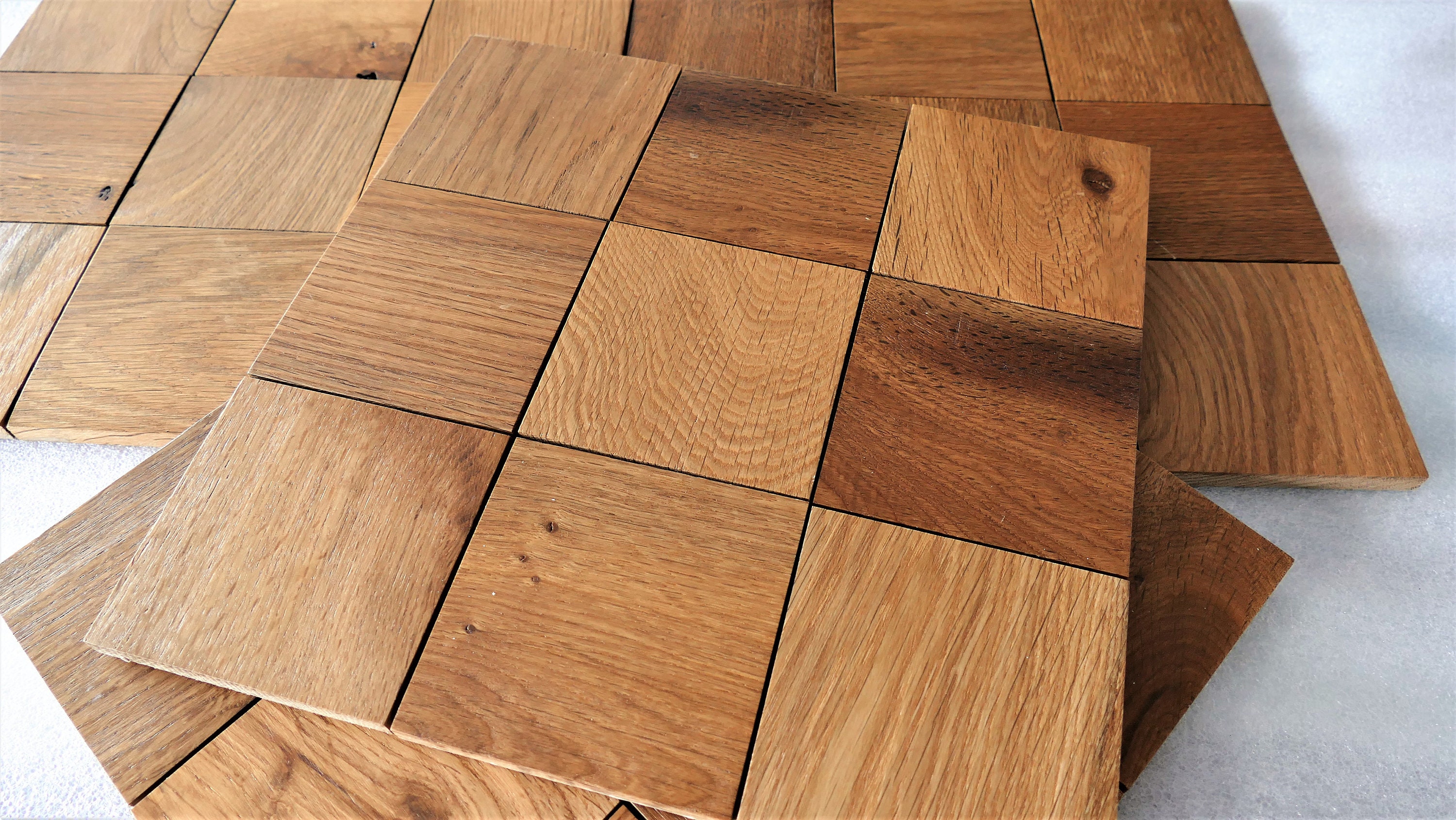 FLAT SQUARE - Wood tiles from Form at Wood