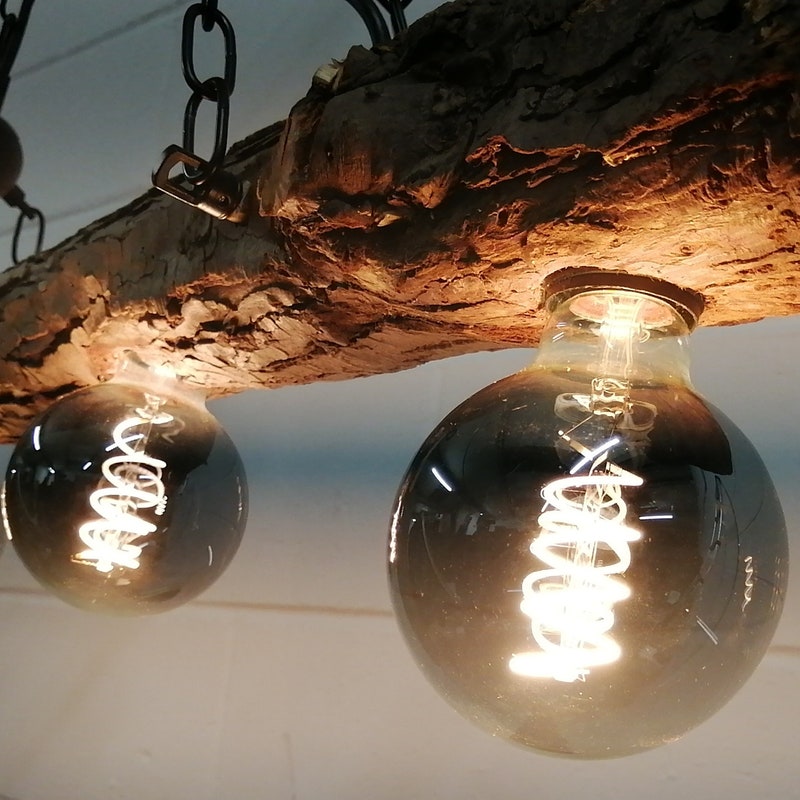 Illustration of Vintage Reclaimed Wood Lighting