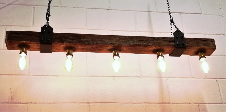 suspended wood beam light, beam lighting, wood beam lighting, rustic beam lighting, hanging wood beam light, hanging oak beam lights, suspended wood beam bulbs, rustic wood beam lights, vintage wood beam light, industrial beam light, industrial light
