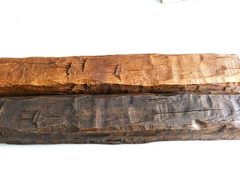 Holzimitat-Träger: gealterte Eiche PU-Deckenbalken (1 m)