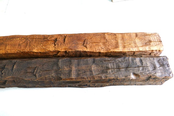 Faux Wood Beam: Aged Oak PU Ceiling Beam (1m)