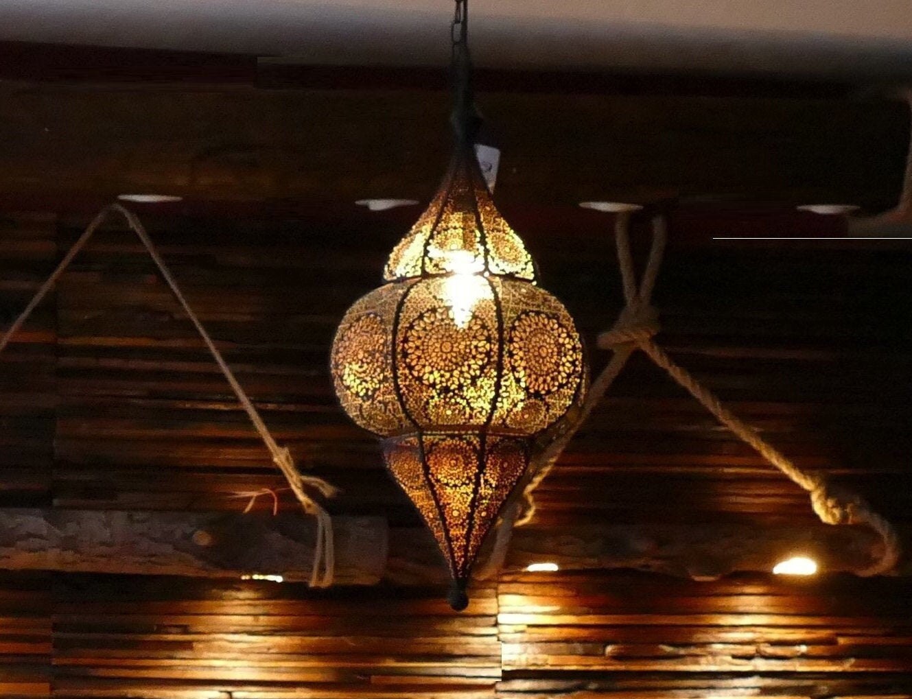 Moroccan Style Pendant Lights Lantern Ceiling Metal Pendant Etsy