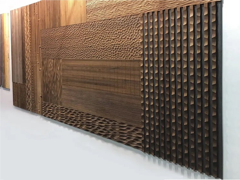 2.4m Solid Wood Panels Wall Decor Panels 3D Wood Wall Etsy UK