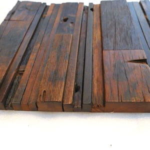 1sqm (11x Tiles)Wooden Wall Tiles, Wood Decor, Wood Wall Art, Reclaimed Wall Tiles, Decorative Logs, Wall Decor 3D Wall Tiles, Handmade