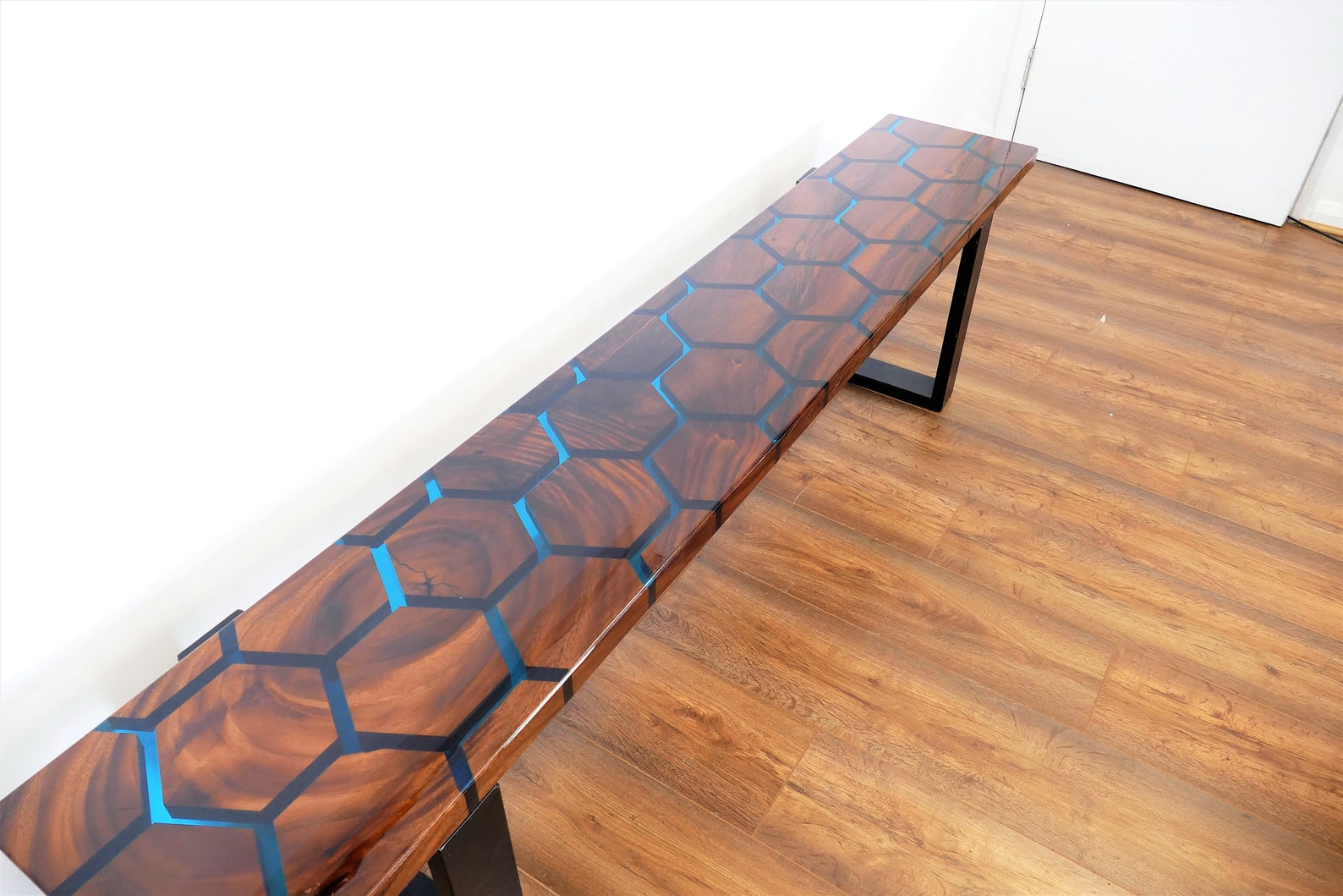 180cm Resin Bench Epoxy Resin Bench Hexagon Shape Table Etsy Singapore