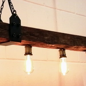 suspended wood beam light, beam lighting, wood beam lighting, rustic beam lighting, hanging wood beam light, hanging oak beam lights, suspended wood beam bulbs, rustic wood beam lights, vintage wood beam light, industrial beam light, industrial light