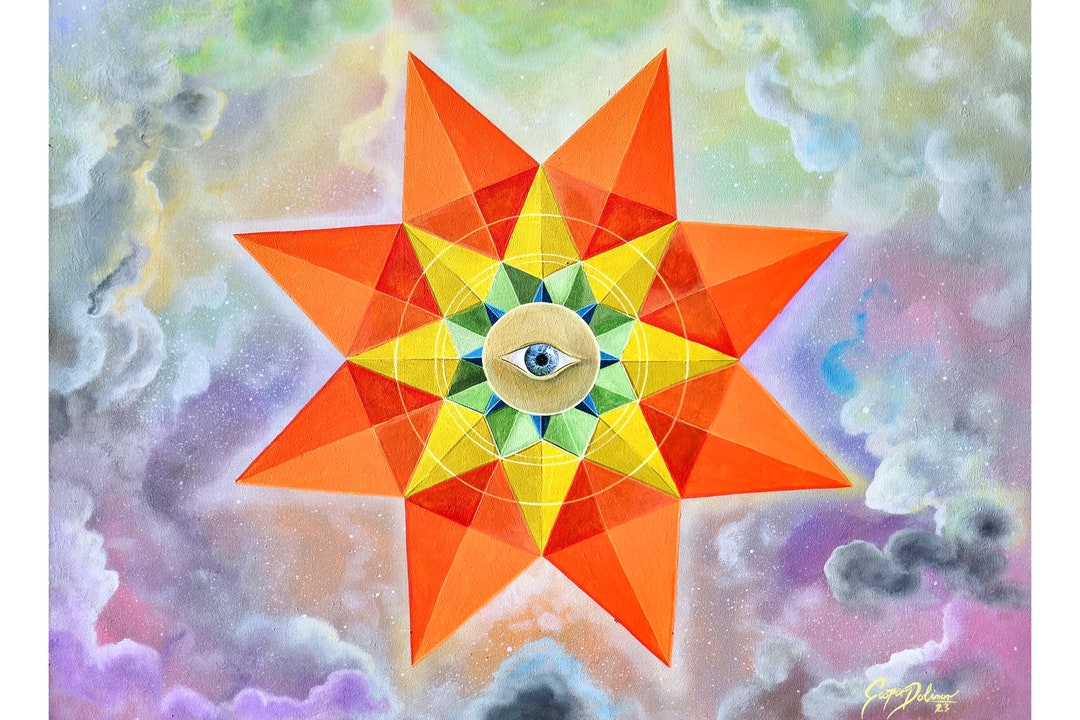The Source Third Eye Visionary Art by idrawmypassion Intuitive