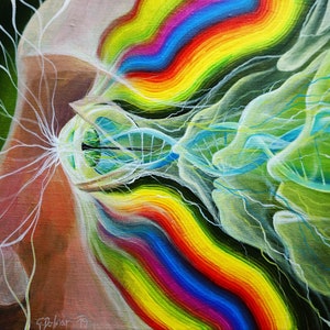 Alex gray 直筆サイン入りポスター ポスター - PSYCHEDELIC GARDEN
