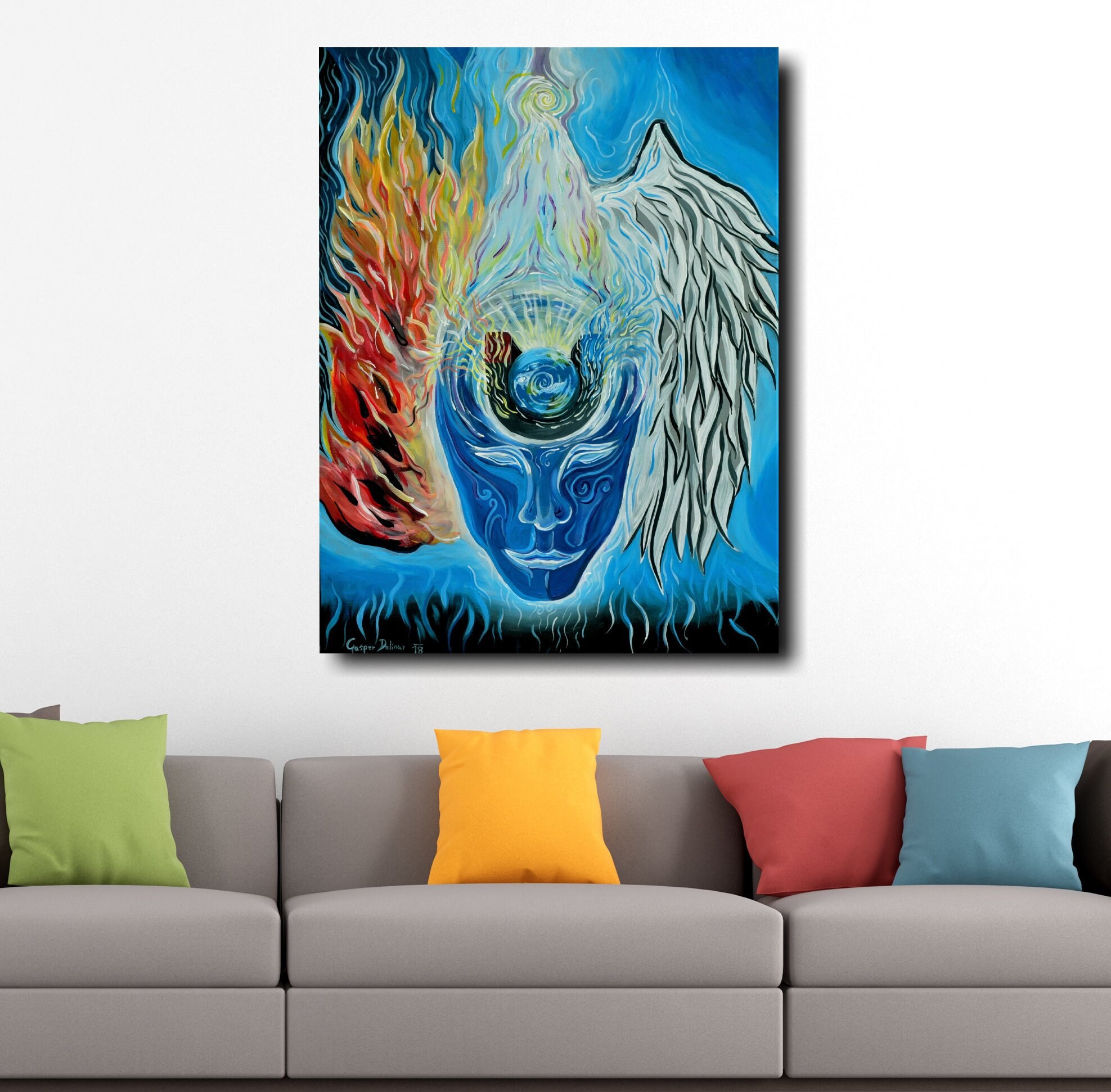 Law of attraction / Print on canvas by I Draw My Passion /  Etsy