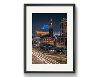 SEATTLE PHOTOGRAPHY PRINT, Lumen Field Wall Decor, Limited Edition Seattle Home Decor, King Street Station, Seattle Photo