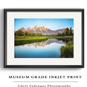 GRAND TETONS PRINT, Grand Teton Wandkunst, Berg Deko, Tetons Print National Park Wandkunst, Grand Teton National Park