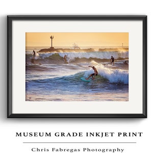 California Surf Photography Print: Seal Beach Ocean Art