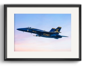 BLUE ANGELS PHOTOGRAPHY, décoration murale bleu marine, impression de survol Angles bleus