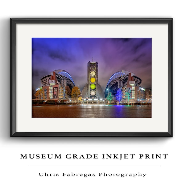 CENTURYLINK FIELD PHOTOGRAPHY, Seahawks Stadium Wall Art, Lumen Field Seattle Home Decor, Northwest Photography