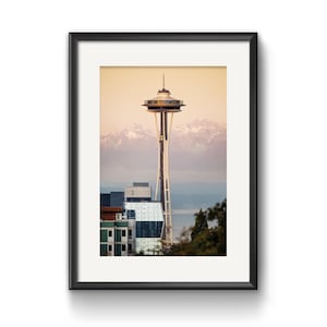 Space Needle Fine Art Print: Seattle Cityscape, PNW Urban Decor
