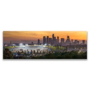 Dodgers 2024 World Series Champions Fine Art Print – Limited Edition 512 MP, Game 1 Historic Win – metaal, canvas, acrylmuurkunst